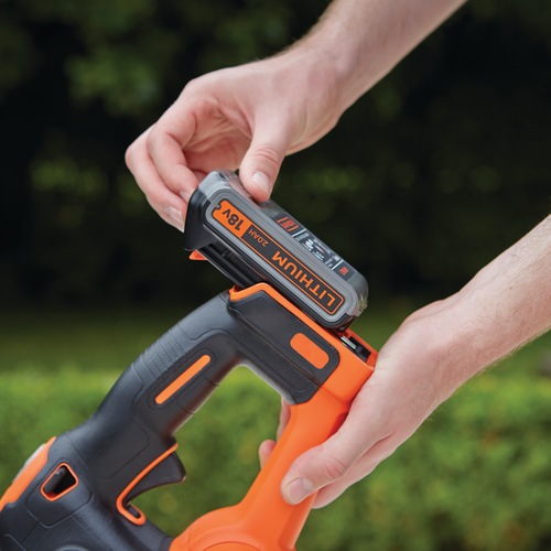 Black /& Decker GTC18452PC Akku Heckenschere Powercommand mit /"Cut/" 45cm 18V 2Ah