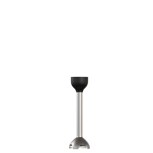 BLACK+DECKER BCKM1012KG hand blender attachment with stainless steel shaft, front angle, white background.