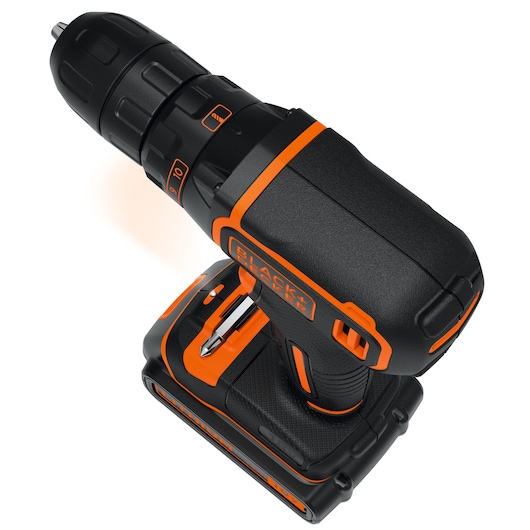 18V Akku-Bohrschrauber + 400mA Ladegerät + Koffer + 2 Akkus