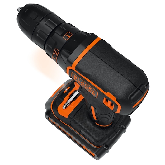 18V Akku-Bohrschrauber + 400mA Ladegerät + Koffer + 2 Akkus