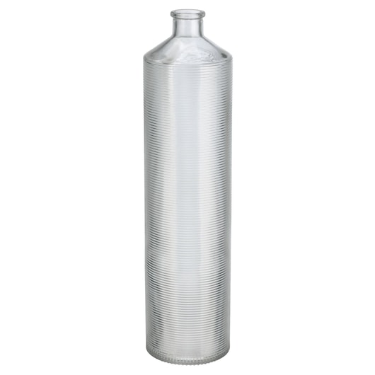BLACKDECKER BEHB101 stack of clear plastic cups, cylindrical, photographed from front on white background.